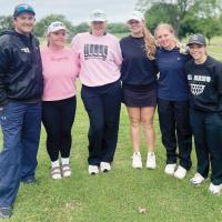 From left, Cameron Wilkins, Kenna Stamm, Addysen Ashford, Lily Elliott, Radley Miller and Keylee Henley