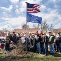 Flag Poles Honoring Our Vets_1
