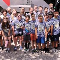 Students from Yukon’s St. John Nepomuk Catholic School