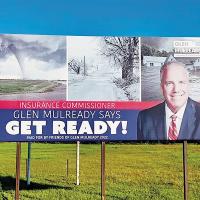 A billboard on I-44 encourages Oklahomans to prepare for severe weather