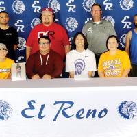 Ryan Island signed a letter of intent to play basketball for Haskell Indian Nations University