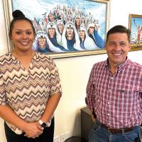 Jordan Adams (left) and Shane Jett run the nonprofit