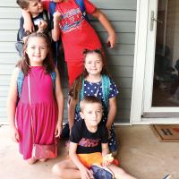 Kids ready for first day of school