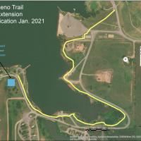 Lake El Reno Trail Extension Map
