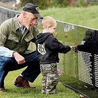 The Vietnam Memorial Traveling Wall will be at Fort Reno