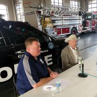 Matt White and Ken Brown discuss an issue