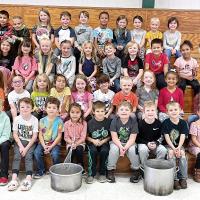 Maple School’s kindergarten and first-grade students who took part in the recipe writing