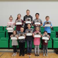 Maple School Citizenship Award winners