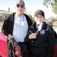 Harvey Pratt and Mary Sapp met during the Canadian County Veterans Day Parade