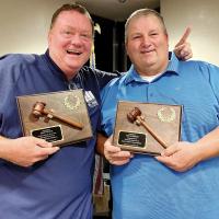 Matt White, left, and Tim Robinson