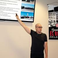 Michael Hoffner discusses the plan to revitalize Sunset Drive