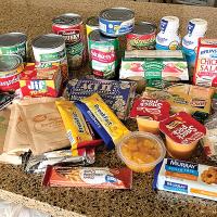 Items delivered out to a portion of the Mobile Meals clients