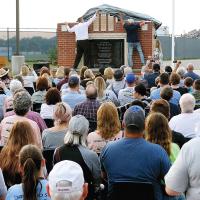 Monument unveiling