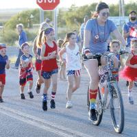 Running and rolling the route