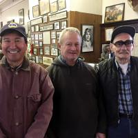 Museum helpers-Fred Koebrick, Dave Bostic and Kendall Watson