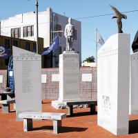 Heroes Plaza in downtown El Reno