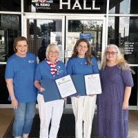 From left, Brenda Brazell, Johnina Wardwell, Darla Kautz and Debra Springer