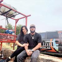 Kirby and Morgan Woolard, owners of Next Level Pergolas