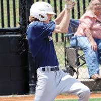 Maddox Ferguson fouls off a bunt attempt
