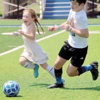 Youth soccer camp invades stadium_1