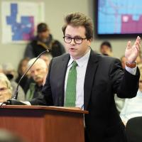 Austin T. Hamm cautions El Reno City Council members about a possible lawsuit over annexation plans