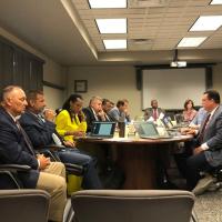The Oklahoma Secondary School Activities Association Board met recently in Oklahoma City