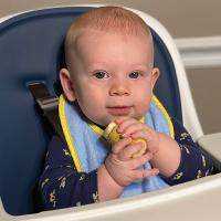 Baby in high chair