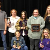 Okarche High School_Speech team 2020 SWOSU Invitational winners