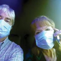 David and Maribeth VonTungeln on board a bus