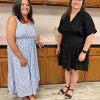 Amy Graham, left, and Shannon Dodd