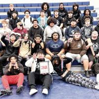 Members of El Reno High School's powerlifting team
