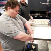 CV Tech students learning skills at restaurant