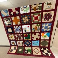 This quilt will be raffled off