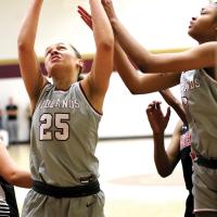RCC women's basketball_Jackson and Jenkins try to grab rebound