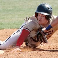 Greyson Peck reaches out to try and tag second