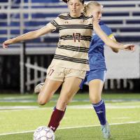 Jaidyn Gonzalez steps into a kick