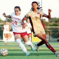 Nina Vidic had one shot in the Cougars loss to Connors State