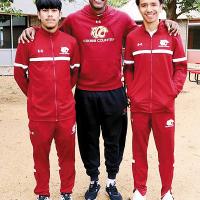 Paul Madzivire will be at nationals with Andres Iniguez (left) and Joseph Thompson