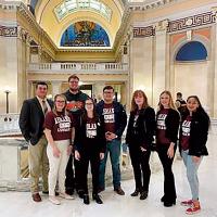 Redlands Community College students met with state leaders