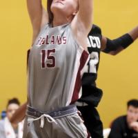 Katelyn Harviston reaches for a rebound