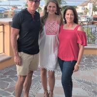 Jeffrey and Kristine Murrow with their daughter, Marissa