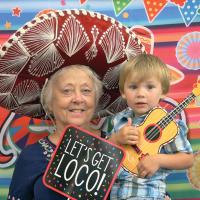 Carolyn Husmann and her grandson, Jax Robinson