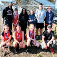 Riverside track team that competed in the ORES state meet