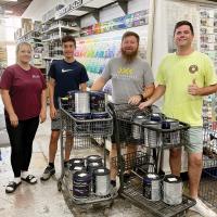 From left, Jessie Bush, Clayton Hudson, Thomas Schaffer and Matt Martin