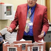 Brian Rukes talks about the process needed to complete the Gold Star Plaza