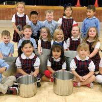 Sacred Heart pre-kindergarten class