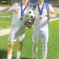 Tristan Chandler (left) and Angel Martinez