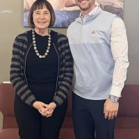Dr. Valerie Reimers met with Joshua Cobb