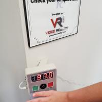 Rose Witcher will be using a new hand scanner to check temperatures