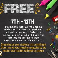 7 thru 12 school supplies graphic